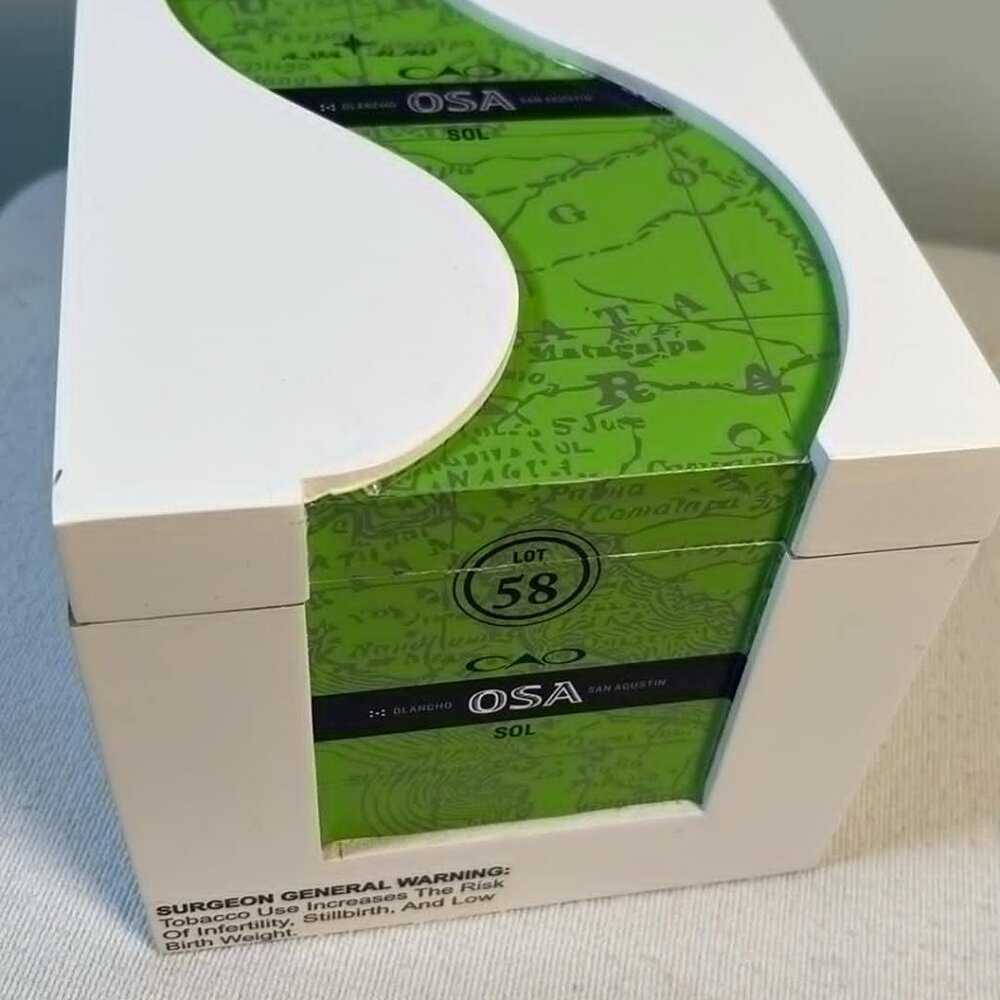 CAO OSA Lot 58 Empty Cigar Box From Honduras MCM Discontinued Hipster MadMen Mob